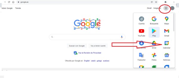calendario google