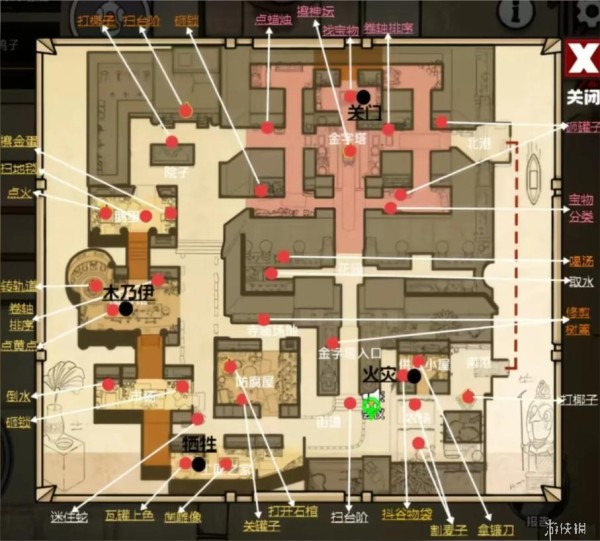 鹅鸭杀古代沙漠地图任务点一览