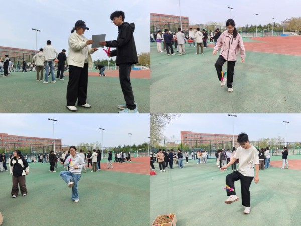 毽舞飞扬展风采 青春奋进强体魄——我院顺利举办踢毽子健身运动与比赛