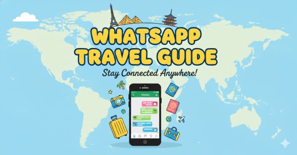 ✈️ 旅行中も安心!WhatsApp(ワッツアップ)の登録・使い方ガイド