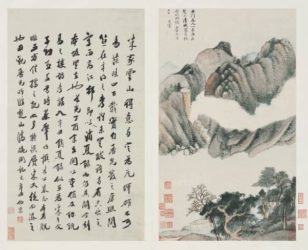 4董其昌《秋兴八景图册》, 刘靖基捐赠上海博物馆.jpg