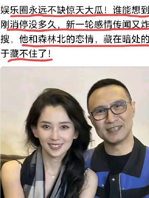 汪峰森林北恋情进入平淡期，女方商业动机引关注