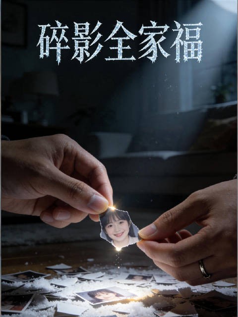 短剧·碎影全家福-第2集-客厅的地板上,全家福被撕成碎片,妹妹的照片还少了脸。爸妈攥着碎片,眼神变得冰冷:敢动我们家的