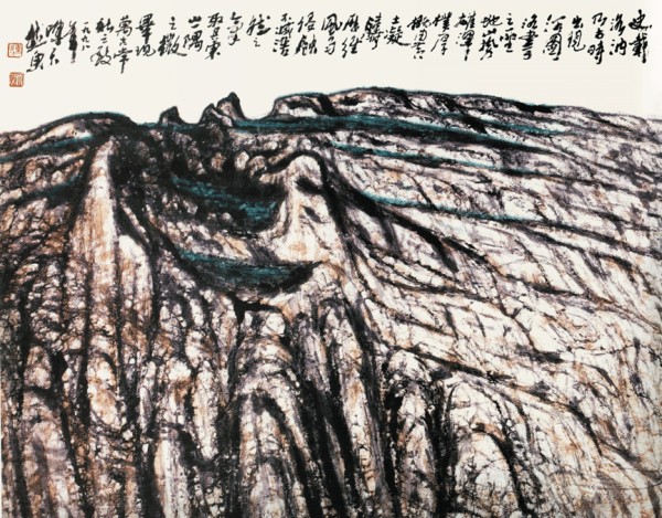 皴痕铸史，黄土传魂——陈天然《万古常新》的大地诗性与文明坚守