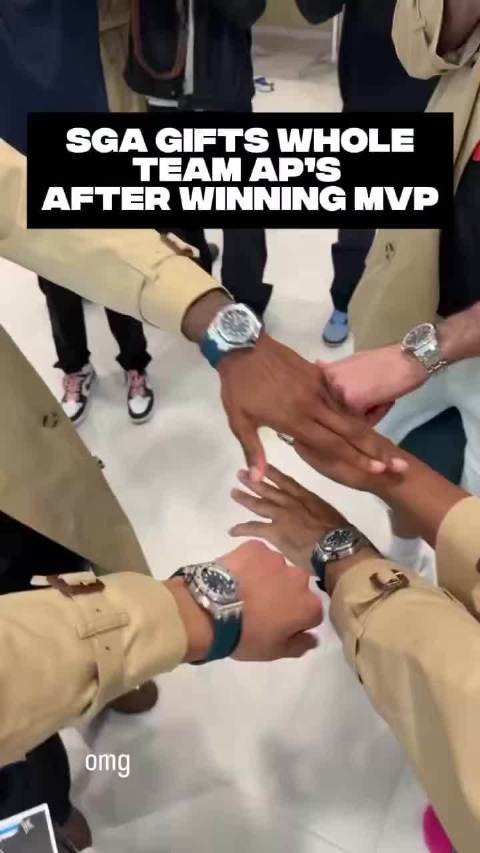 亚历山大蝉联MVP，赠雷霆队友17份爱彼名表巴宝莉风衣总值410万元