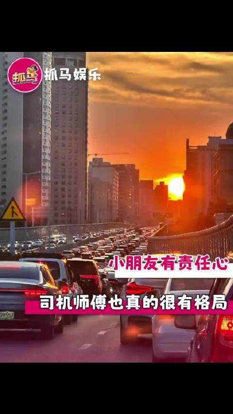 有责任心的小朋友遇到了善良的司机师傅