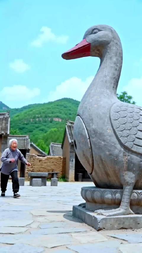 i 这石鸭蛋的威力可以惊险一幕