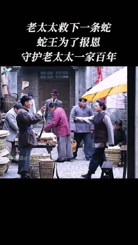 老太太救下一条蛇 蛇王为了报恩 守护老太太一家百年 ！