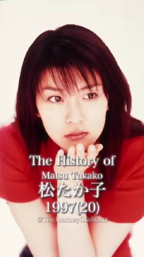 16 岁到 48 岁,松隆子的颜值变化