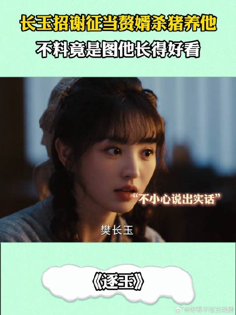 长玉招谢征当赘婿杀猪养他，不料竟是图他长得好看