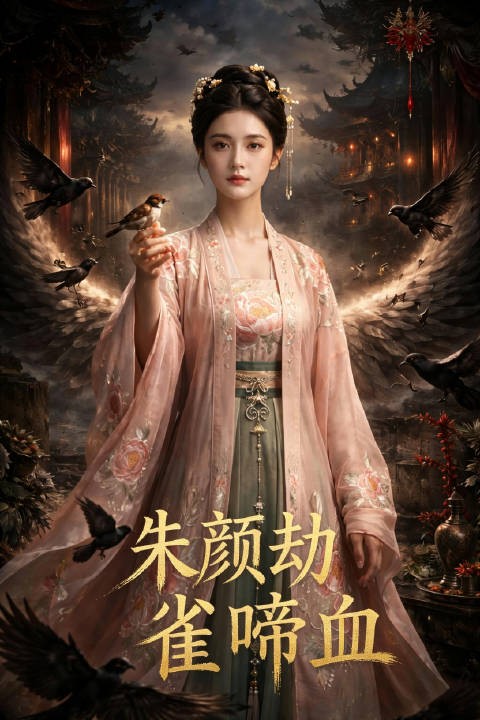 短剧·朱颜劫:雀啼血-第10集-姐姐遭靖王妃虐杀于破庙,死状凄惨。女主阿雀(锦雀)身怀驭鸟奇术,化身奇丑秘药师潜入王府