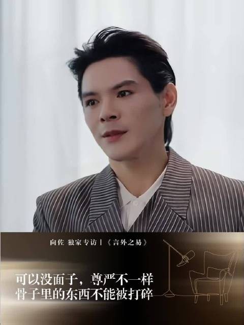 向佐谈尊严与面子区别称骨子里东西不能被打碎