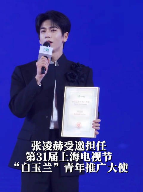 张凌赫出任第31届白玉兰青年推广大使,称将用心讲好中国故事