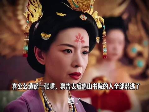 喜公公造谣一张嘴，禀告太后离山书院的人全部潜逃了