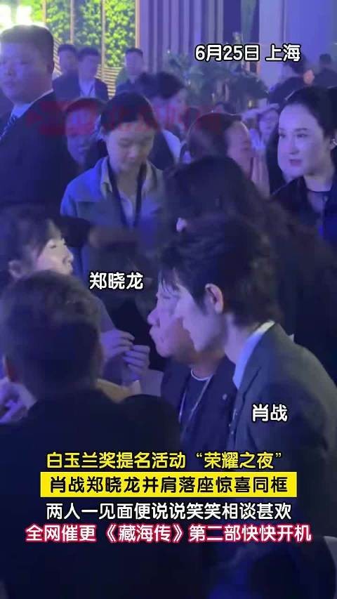 肖战白玉兰晚宴内场