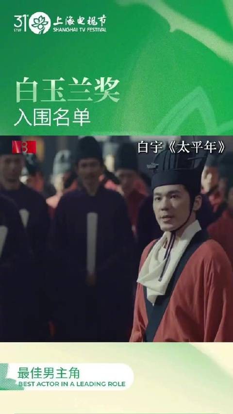 白玉兰提名男主发表提名感言