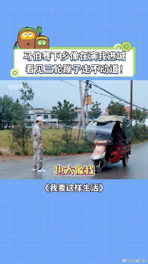 马伯骞下乡咋像极了我进城的样子！ 马伯骞 娱乐评论大赏