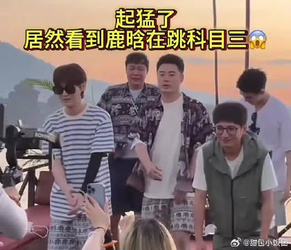 起猛了,居然看到鹿晗跳科目三