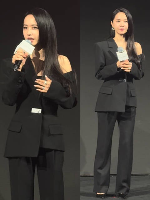 蔡依林以兰蔻代言人身份优雅亮相,状态极佳