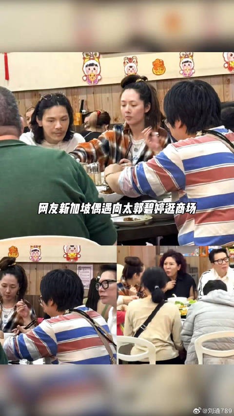 向太郭碧婷新加坡逛商场被偶遇