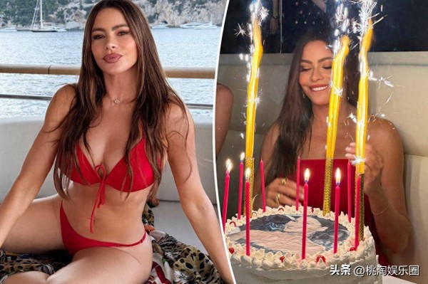 《摩登家庭》女星54岁生日！意大利游艇晒红衣泳装，状态惊艳全网