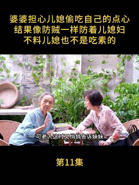 婆婆像防贼一样防着儿媳,儿媳也不是吃素的