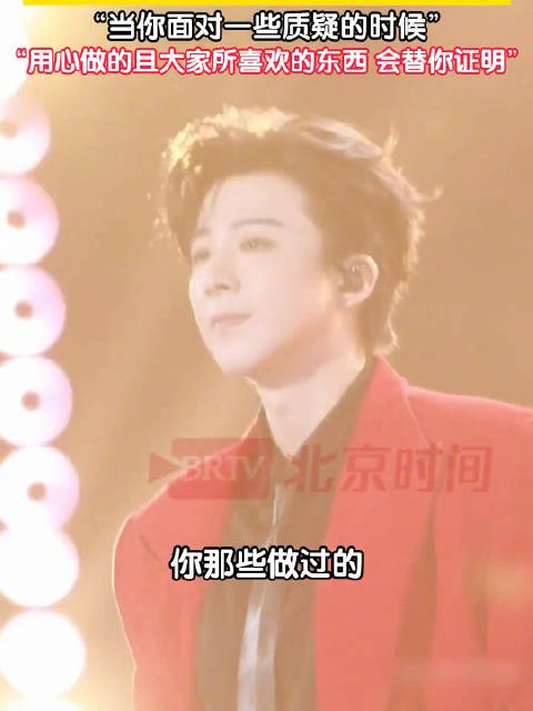 刘宇宁说作品自会保护自己