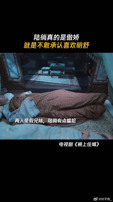 陆徜真的是傲娇,就是不敢承认喜欢明舒 王子奇