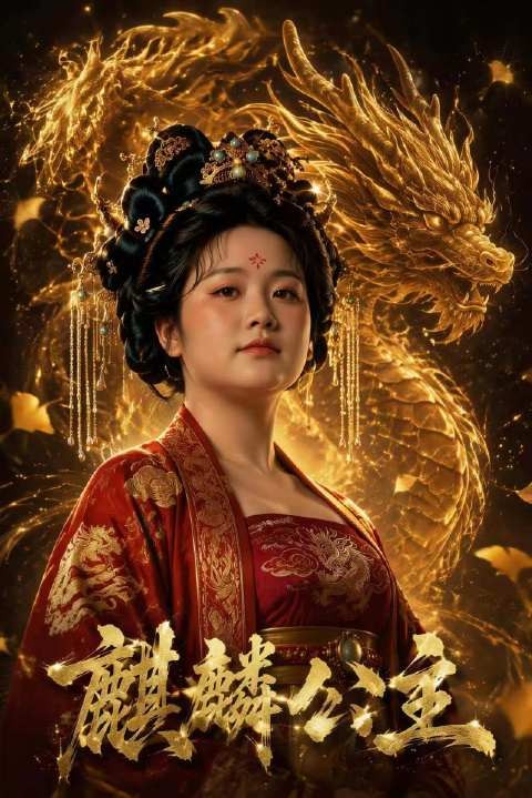 短剧·麒麟公主-第5集-上古麒麟转世的九公主李蛮蛮，天生神力却因体态丰腴，被生母萧贵妃当众弃养。冷宫中不受宠、脸带诅咒的