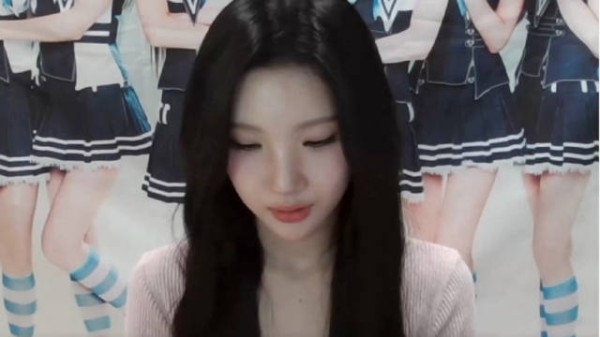 今天穿粉色好漂亮..清纯一等..