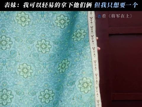 那年表妹一身白衣,成为多少人心中的白月光 将军在上