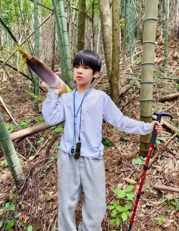 黄圣依小儿子安麟近照曝光,帅气又可爱。