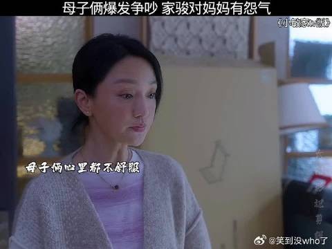 母子俩爆发争吵,家骏对妈妈有怨气