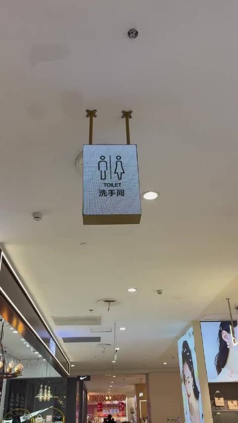 他俩会动，洗手间，太可爱了