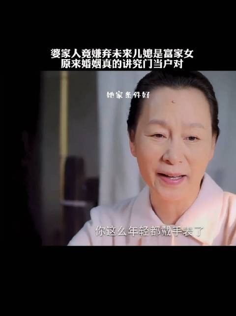 富家女被男朋友的妈妈嫌弃,还没嫁就这样,要是嫁了还得了?