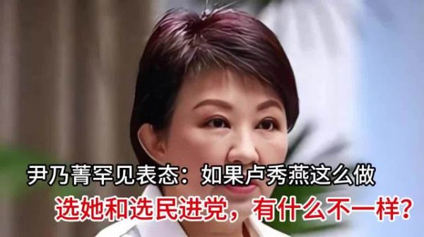 尹乃菁罕见表态
