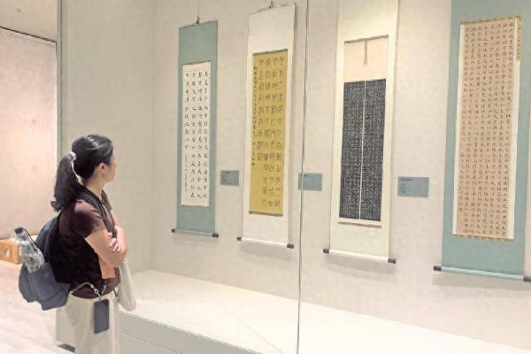 西安碑林海峡两岸临书展开展