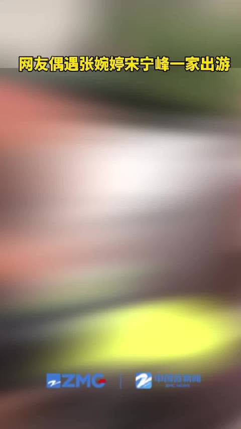 网友偶遇张婉婷宋宁峰一家出游