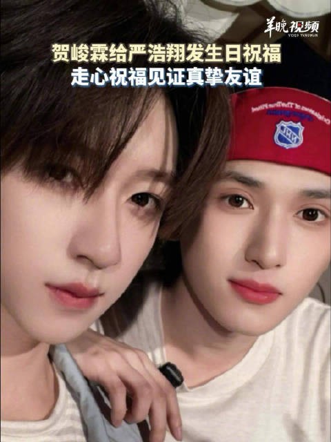 贺峻霖走心祝福严浩翔见证真挚友谊