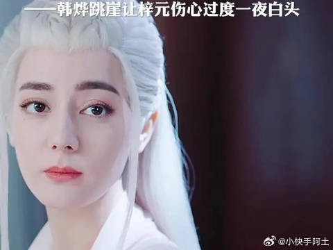 帝梓元伤心过度一夜白头