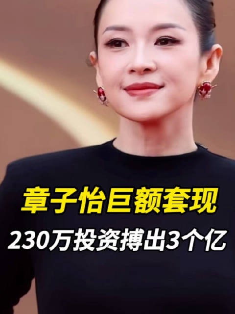 章子怡套现3亿