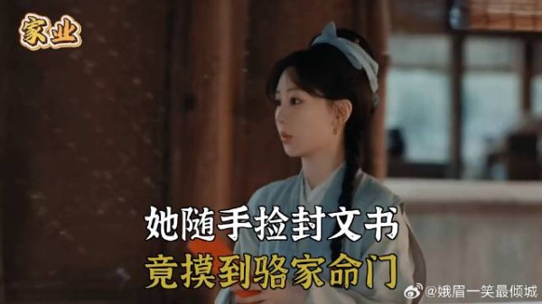 她随手捡封文书,竟摸到骆家命门