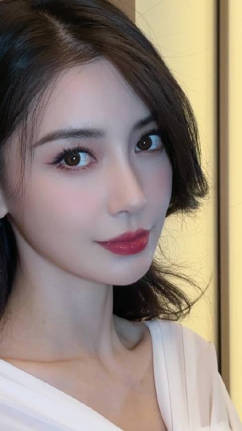 杨颖怼脸好适合这个妆