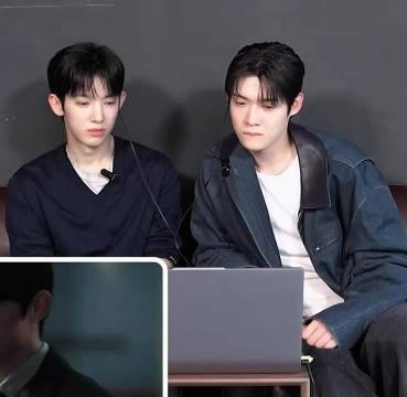 就这一瞬间 时宇从剧里面抽离出来 不再看朱检察官 而看的是金允植