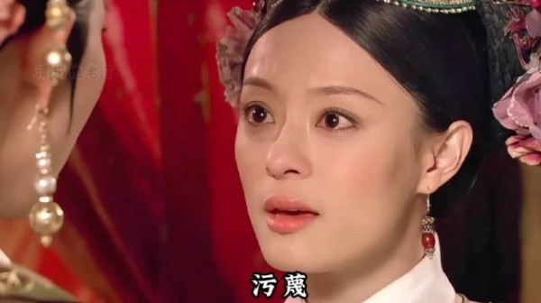甄嬛大型碰瓷现场,蔡少芬只想快速逃离现场
