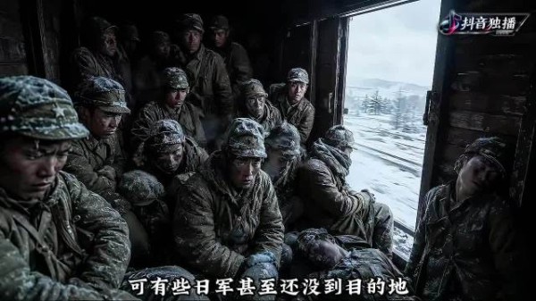 关东军投降后押送西伯利亚，逃跑者当众处决