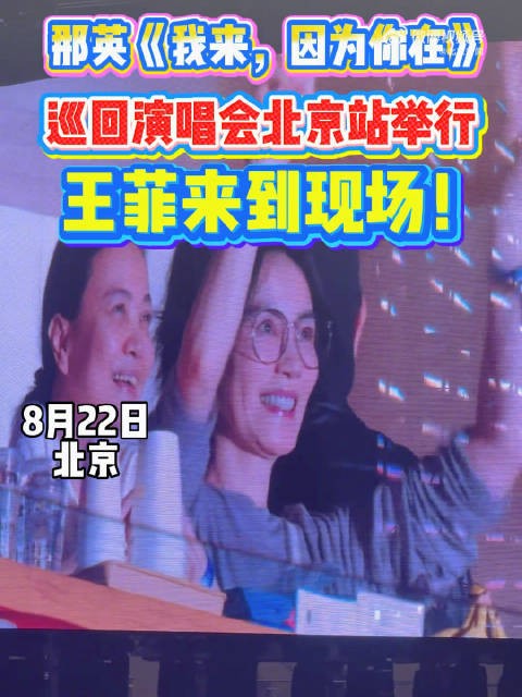 王菲台下对那英双手比赞