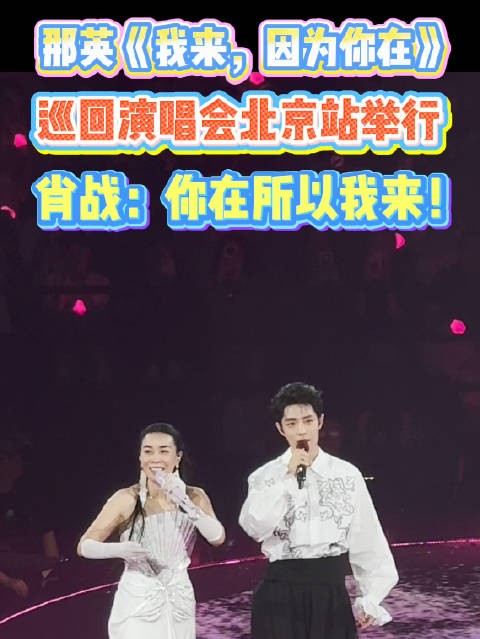 那英《我来,因为你在》巡回演唱会北京站举行,肖战:你在,所以我来!