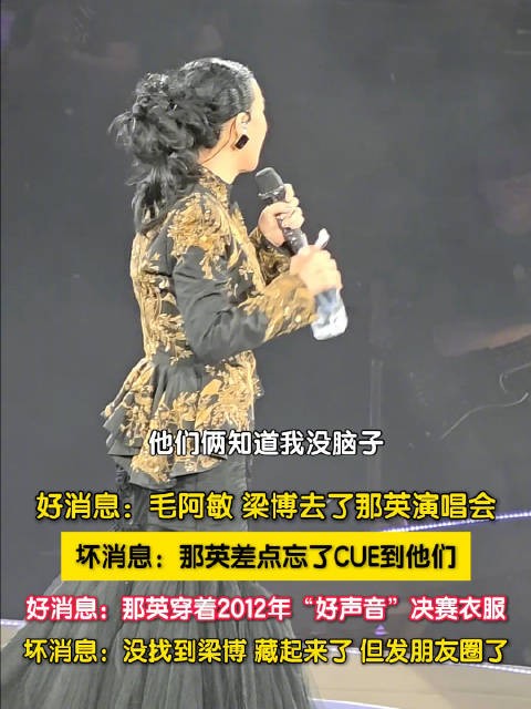 那英说他们俩知道我没脑子