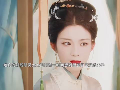 吴小姐是真的聪明,姨娘出事她第一时间就猜出来跟自己手里的本子有关